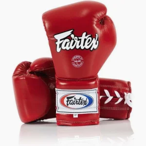 Guantes de boxeo Fairtex Entrenamiento PRO Mexican Estilo BGL7 Rojo