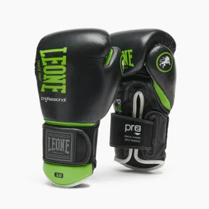 Guantes de boxeo Leone Professional 2 GN115C Verde 10 Oz