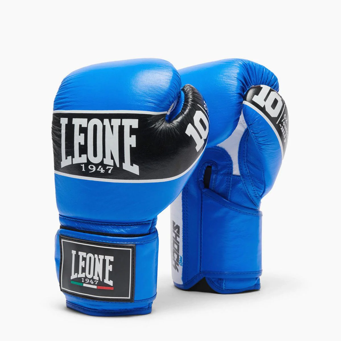 Guantes de boxeo Leone Shock Pro GN057 Azul
