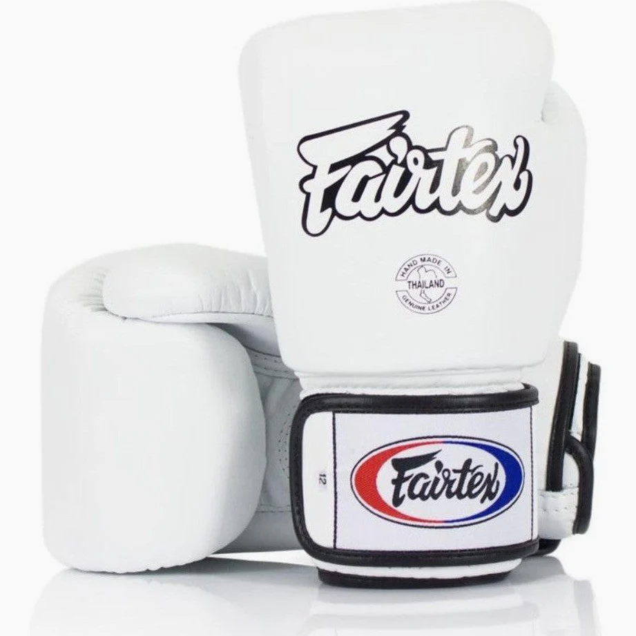 Guantes Muay Thai Fairtex BGV1 Blanco