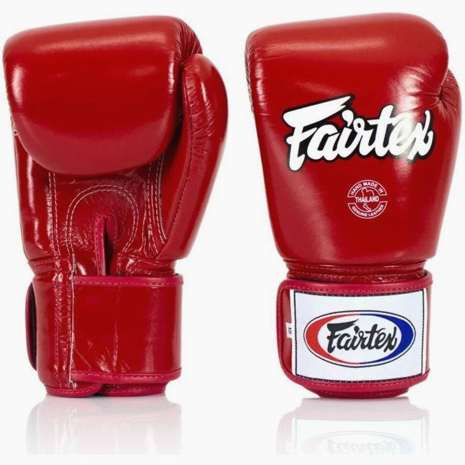 Guantes Muay Thai Fairtex BGV1 Rojo - Imagen 3