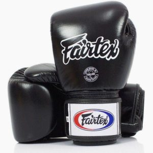 Guantes Muay Thai Fairtex BGV1 transpirables Negro