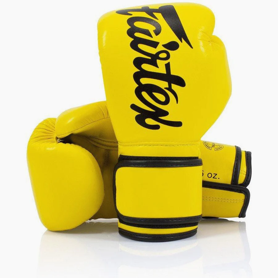 Guantes Muay Thai Fairtex BGV14 Amarillo