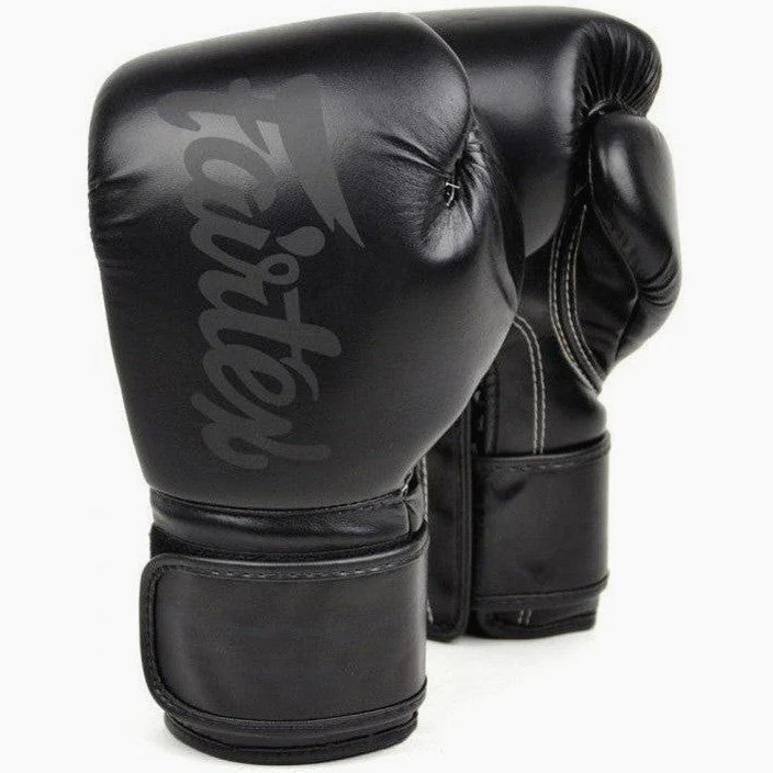 Guantes Muay Thai Fairtex BGV14 Negro-negro