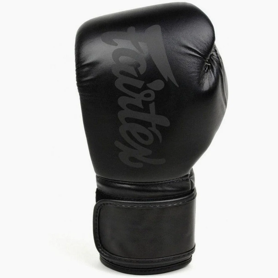 Guantes Muay Thai Fairtex BGV14 Negro-negro - Imagen 4