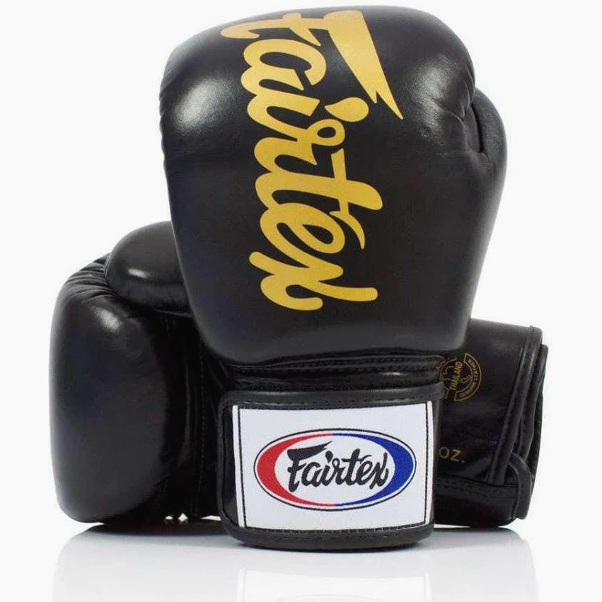 Guantes Muay Thai Fairtex BGV19 Deluxe Negro