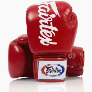 Guantes Muay Thai Fairtex BGV19 Deluxe Rojo