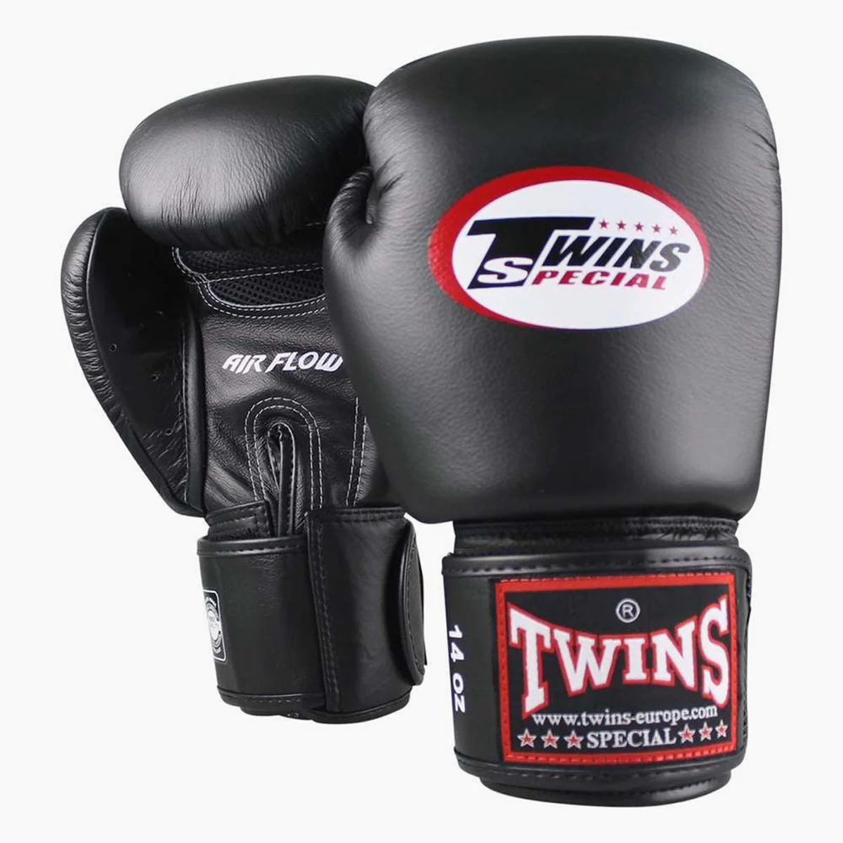 Guantes Muay Thai Twins Special BGVL3 Aire Negro - Imagen 3