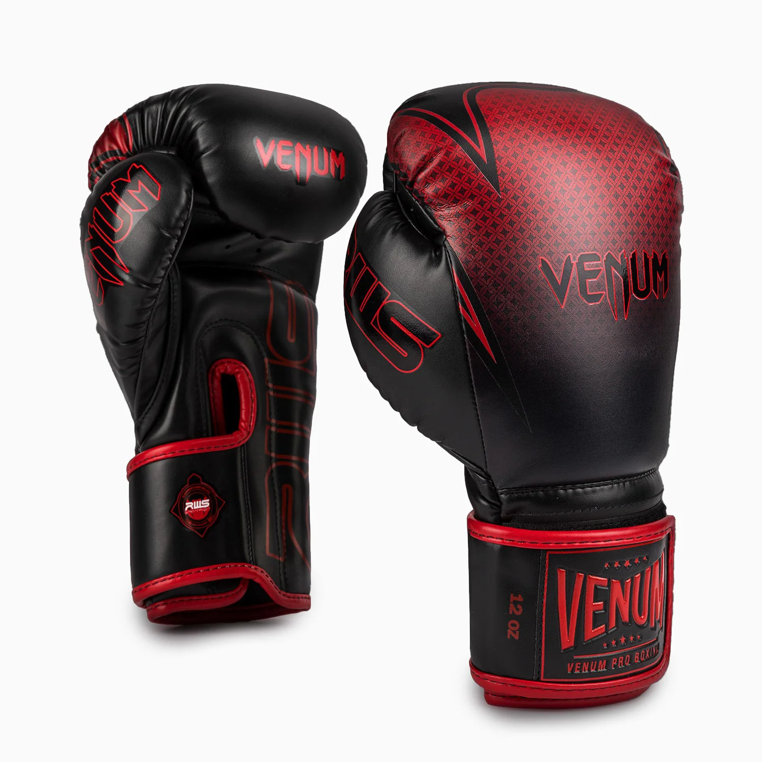 Guantes de boxeo RWS x Venum 2.0 Negro-rojo