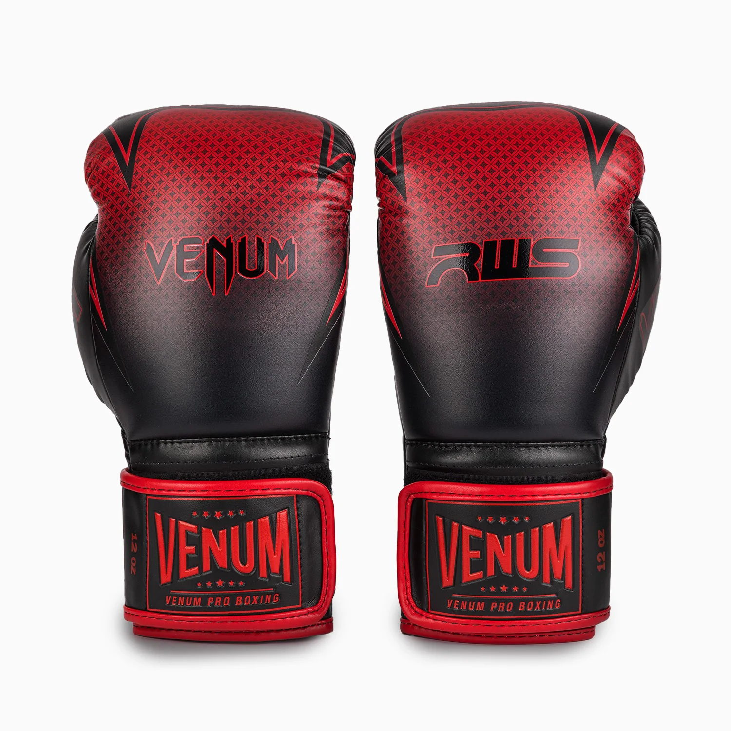 Guantes de boxeo RWS x Venum 2.0 Negro-rojo - Imagen 4