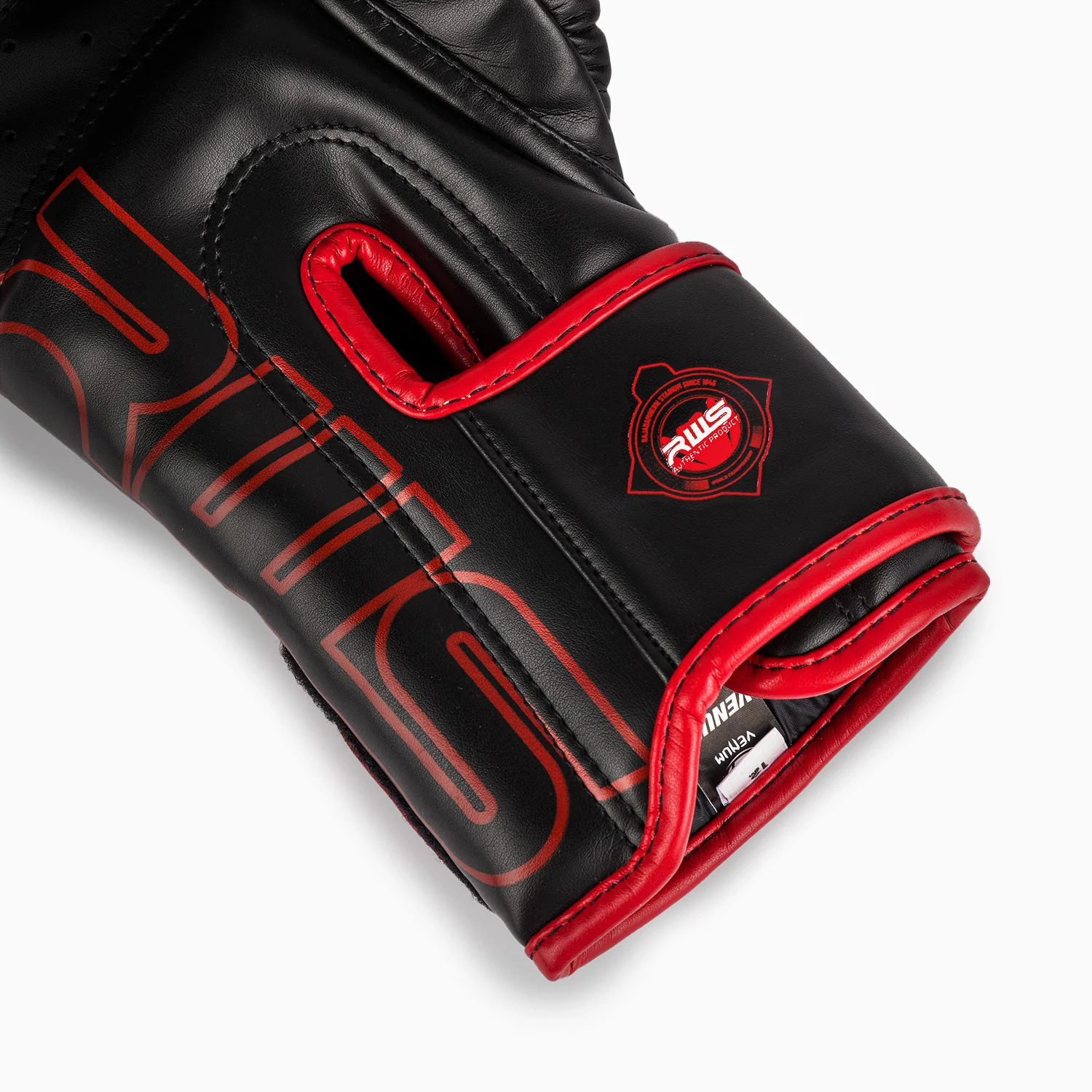Guantes de boxeo RWS x Venum 2.0 Negro-rojo - Imagen 5