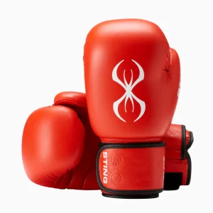 Guantes de boxeo Sting Competition Aprobado World Boxing Rojo