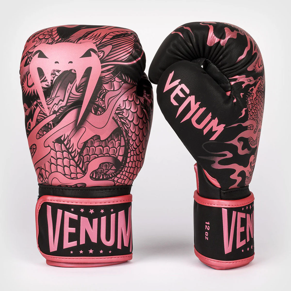 Guantes de boxeo Venum Dragon’s Flight Negro-rosa