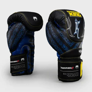 Guantes de boxeo Venum Tekken 8 King Negro-amarillo