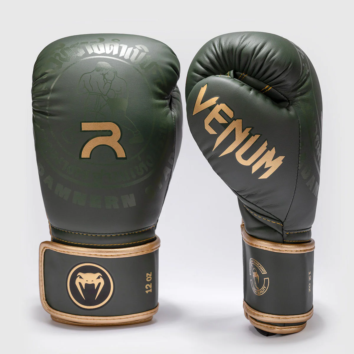 Guantes de boxeo Venum x Rajadamnern Verde - Imagen 3