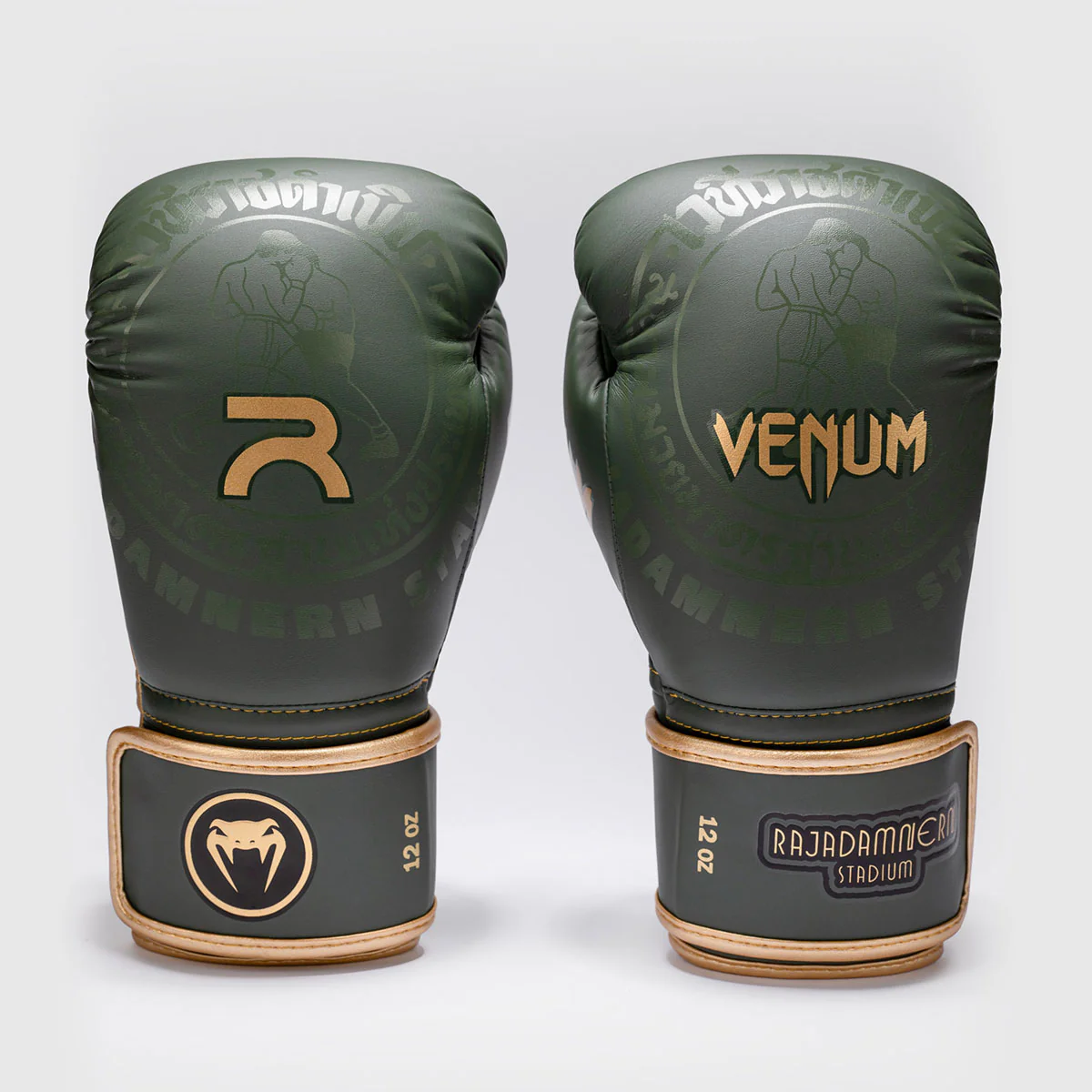 Guantes de boxeo Venum x Rajadamnern Verde - Imagen 4