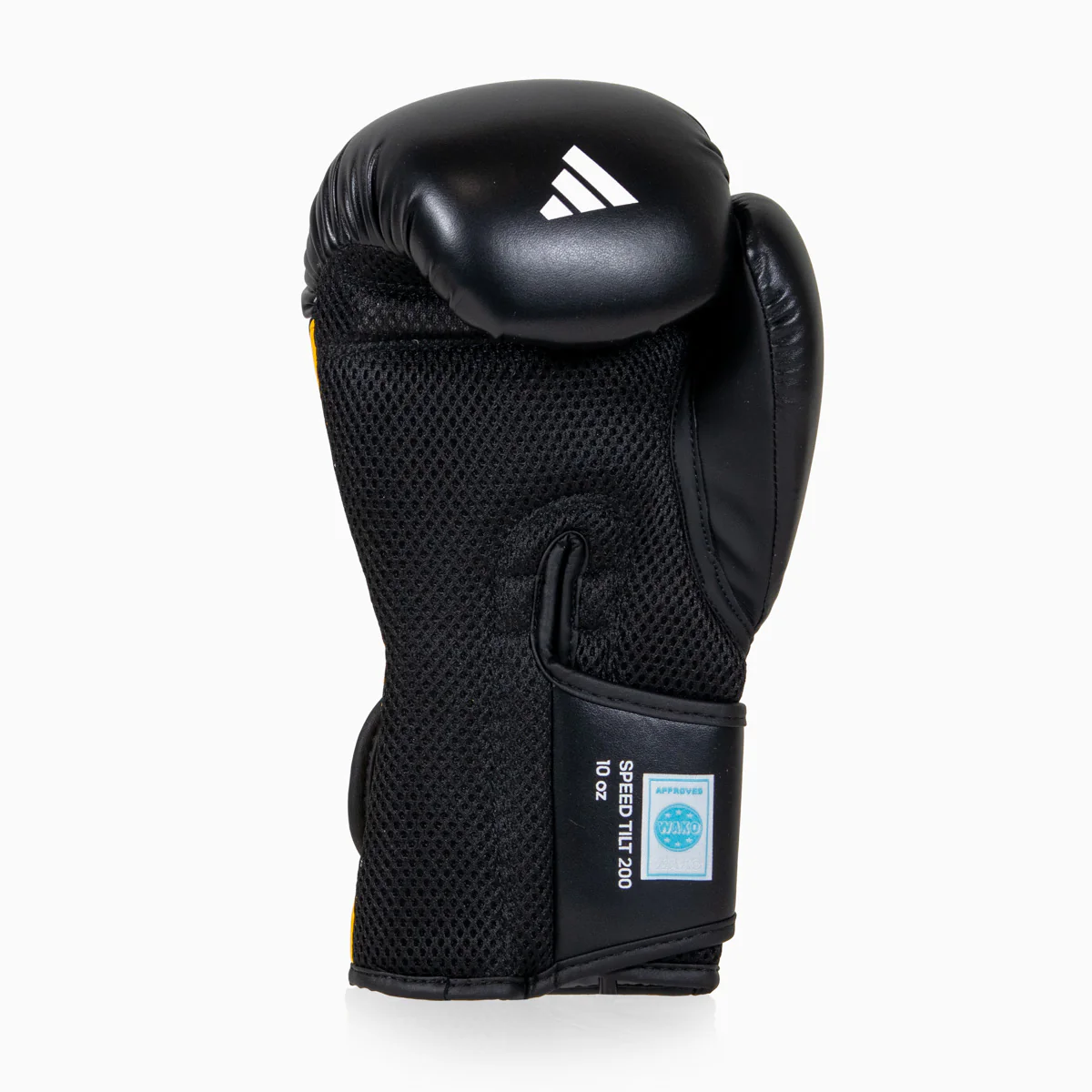 Guantes de boxeo Adidas Speed Tilt 200 WAKO 10 Oz Negro-amarillo-blanco - Imagen 4
