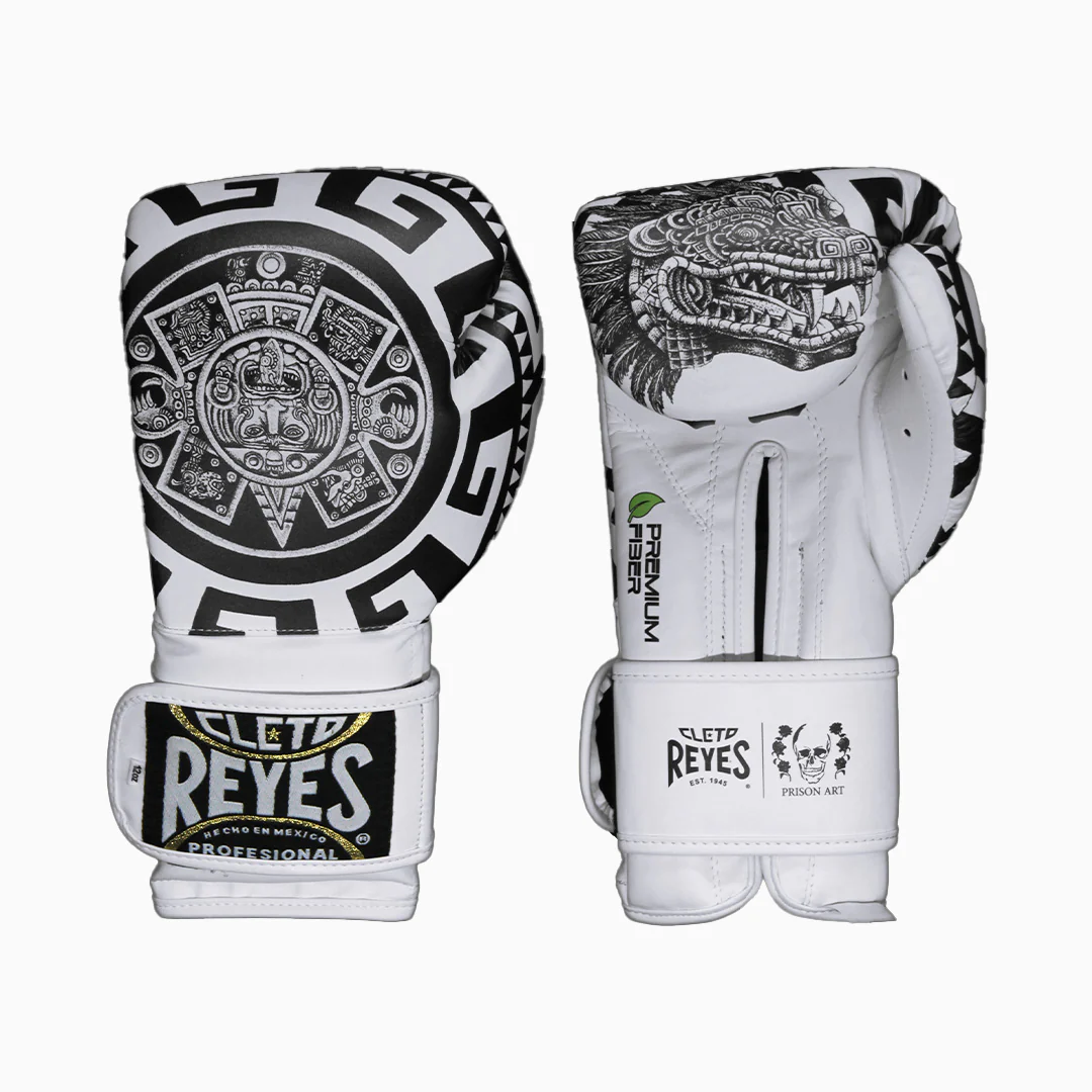 Guantes de boxeo Cleto Reyes Fiber Calendario Azteco Prison Art