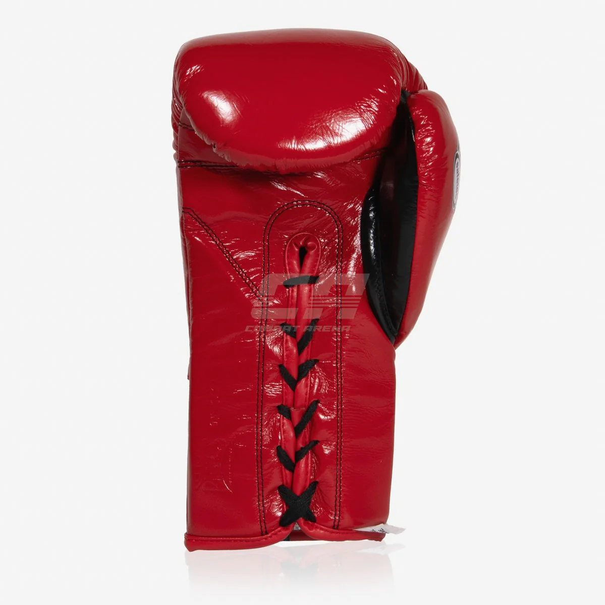 Guantes de boxeo Cleto Reyes Safetec CB4 Rojo-negro con cordones - Imagen 5