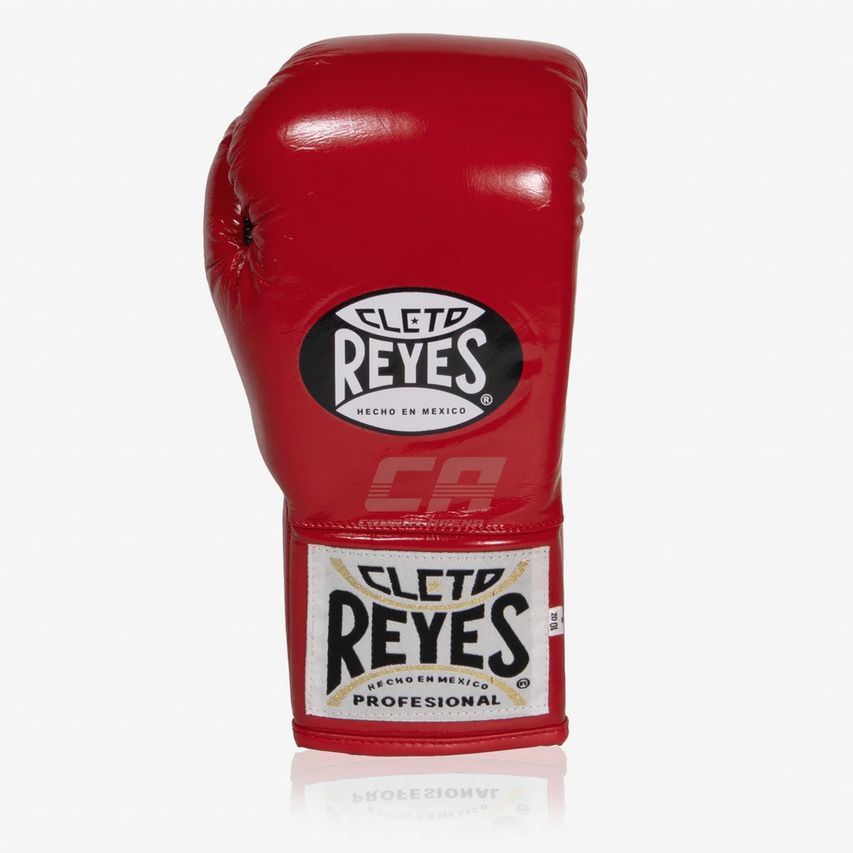 Guantes de boxeo Cleto Reyes Safetec CB4 Rojo-negro con cordones - Imagen 4