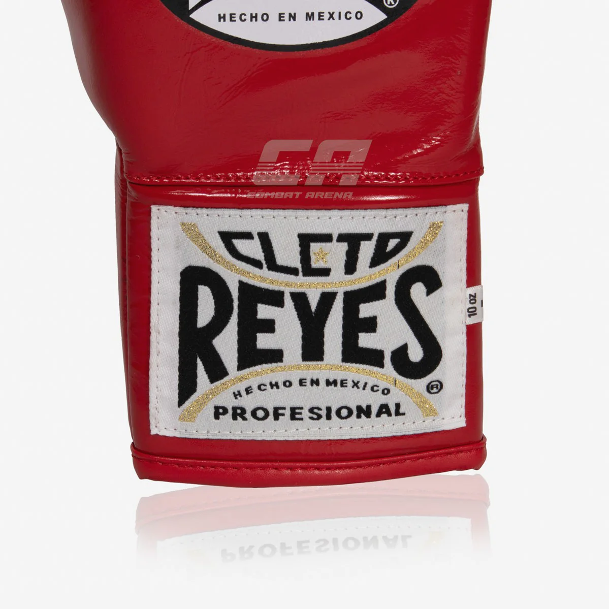 Guantes de boxeo Cleto Reyes Safetec CB4 Rojo-negro con cordones - Imagen 8
