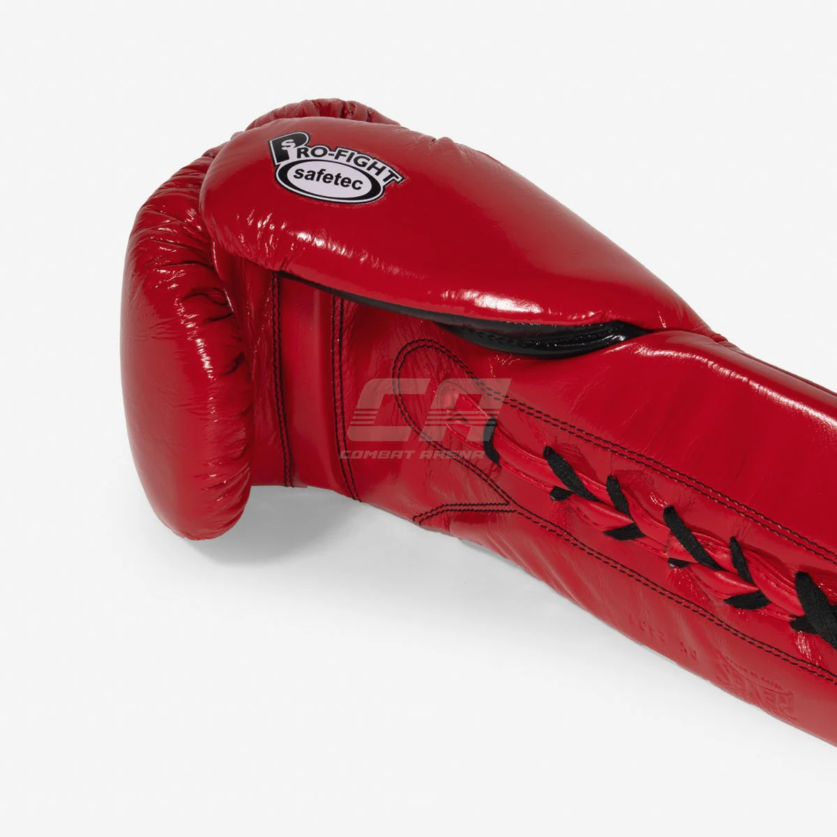 Guantes de boxeo Cleto Reyes Safetec CB4 Rojo-negro con cordones - Imagen 9