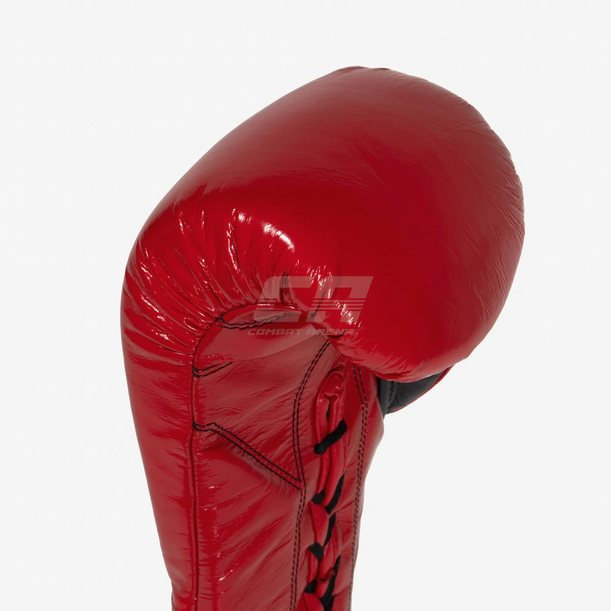 Guantes de boxeo Cleto Reyes Safetec CB4 Rojo-negro con cordones - Imagen 6