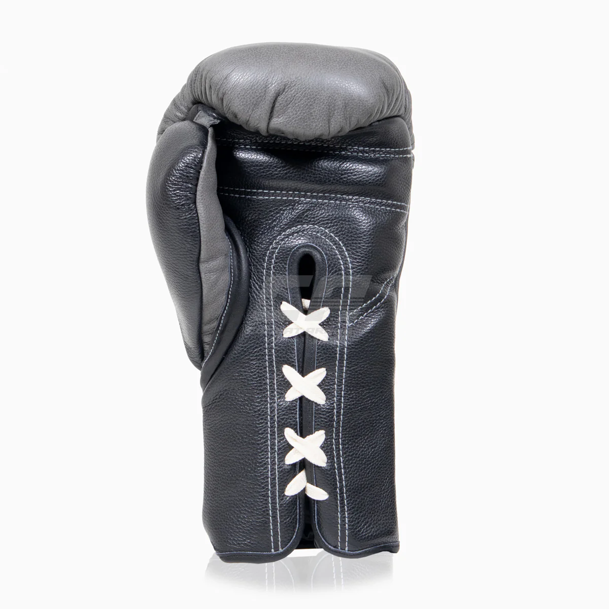 Guantes de boxeo Di Nardo con cordones 16 Oz Gris-negro - Imagen 3