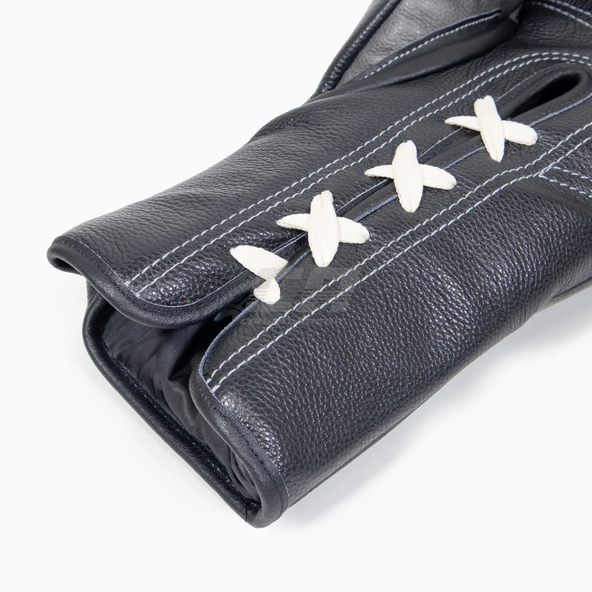 Guantes de boxeo Di Nardo con cordones 16 Oz Gris-negro - Imagen 7