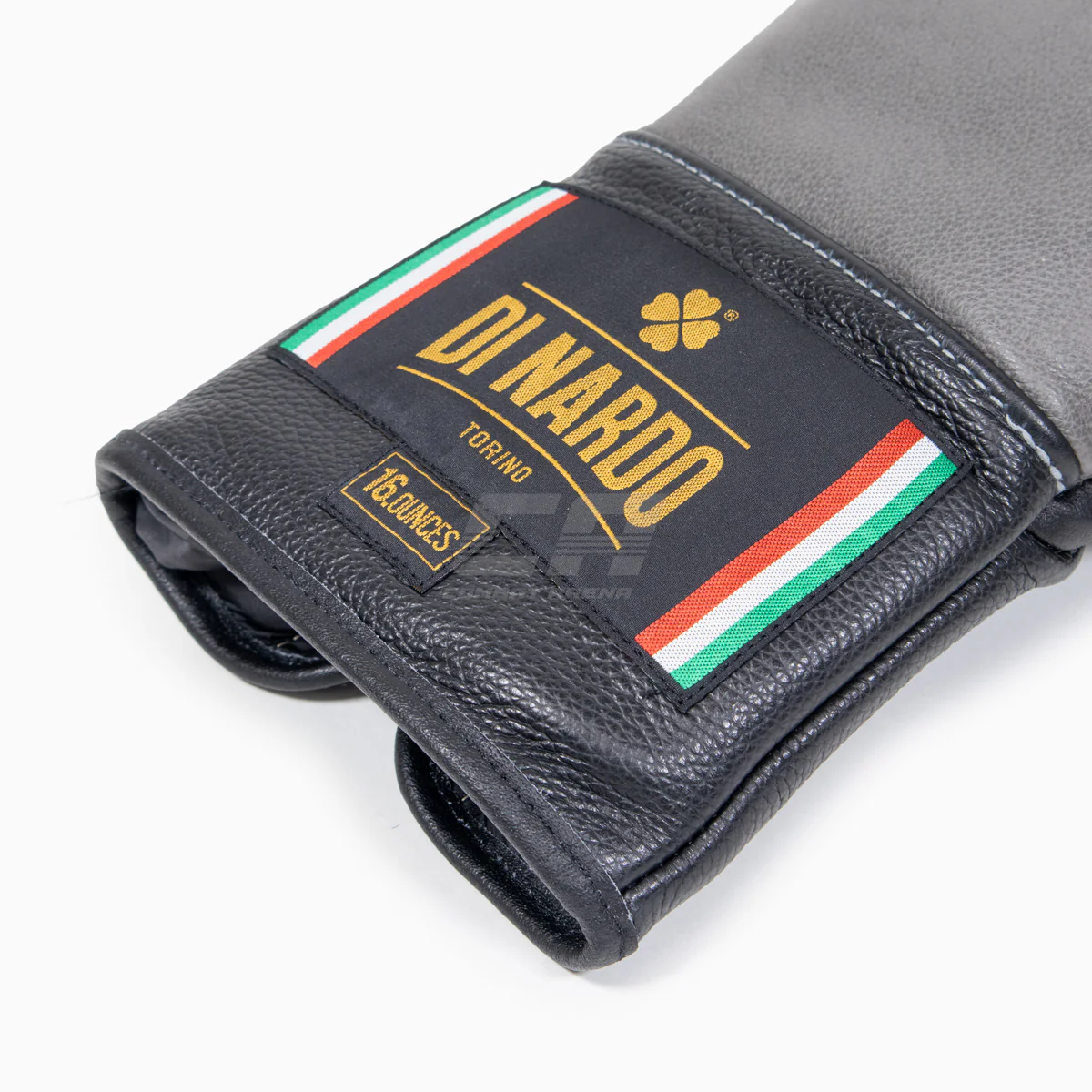 Guantes de boxeo Di Nardo con cordones 16 Oz Gris-negro - Imagen 8