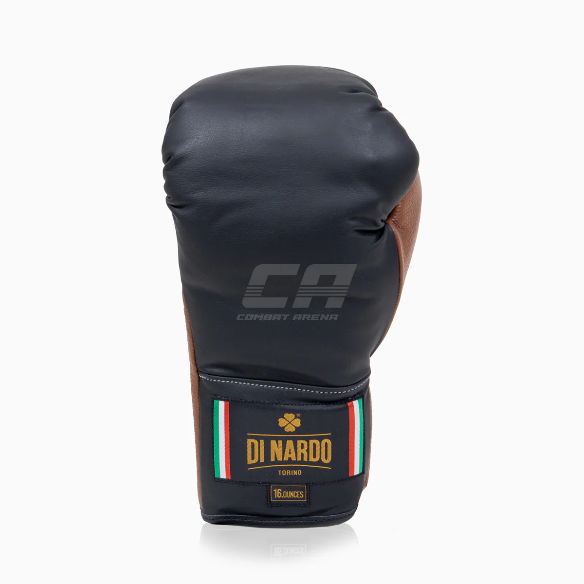 Guantes de boxeo Di Nardo con cordones Negro-Marrón 16 oz - Imagen 5
