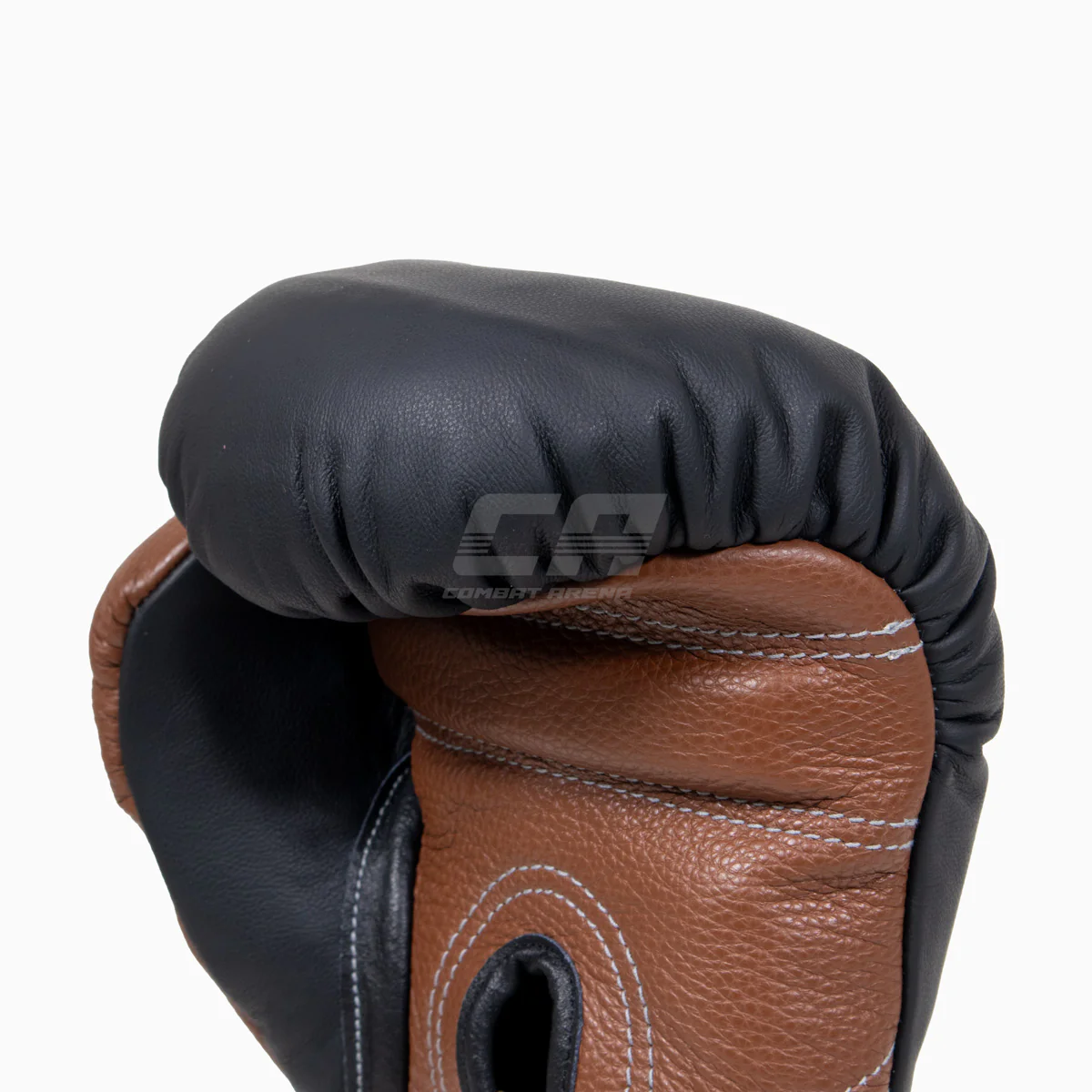 Guantes de boxeo Di Nardo con cordones Negro-Marrón 16 oz - Imagen 7