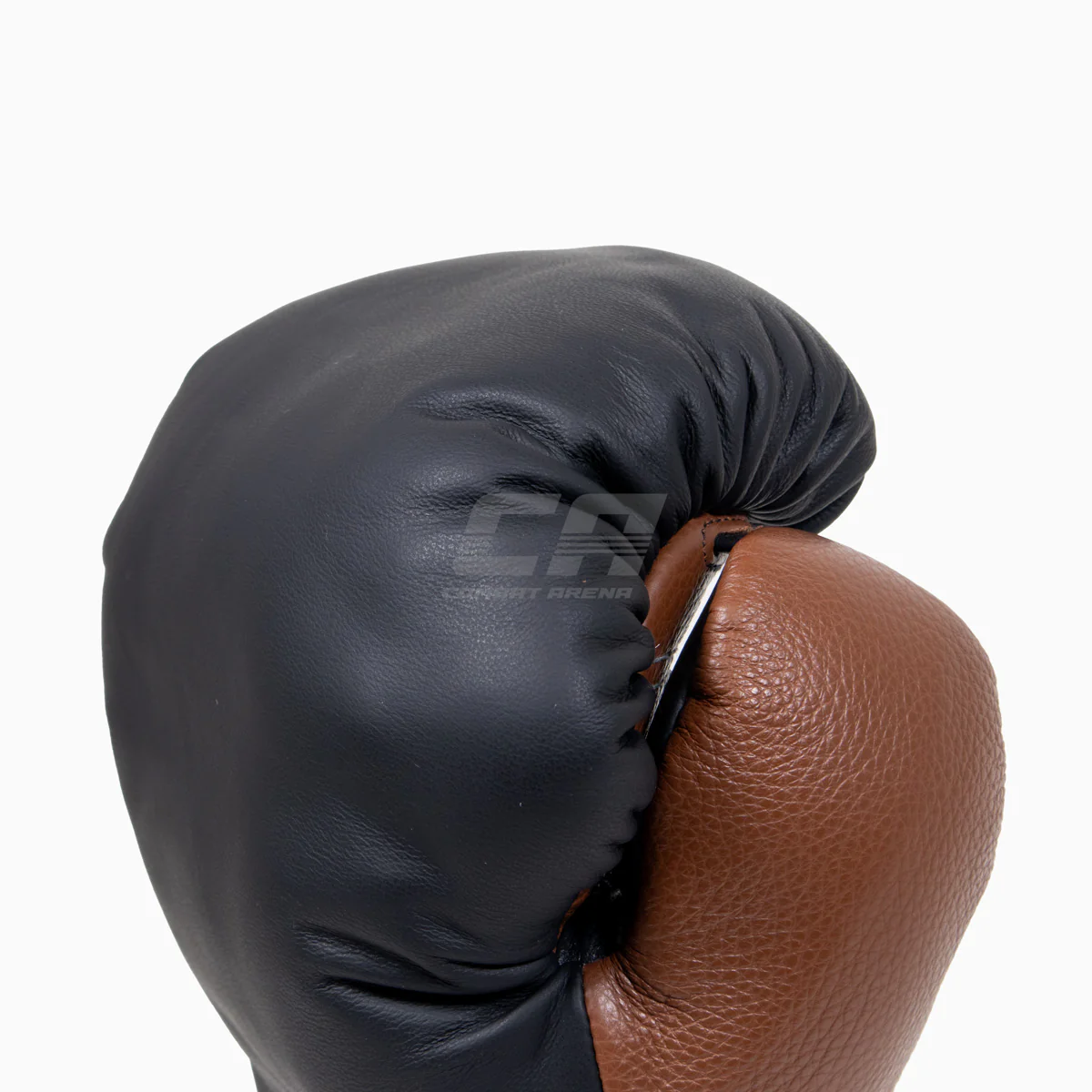 Guantes de boxeo Di Nardo con cordones Negro-Marrón 16 oz - Imagen 9