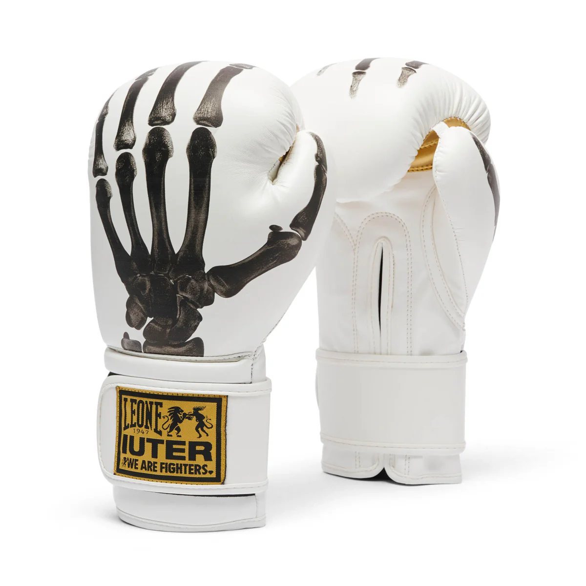 Guantes de boxeo Leone Iuter GN01IU Blanco