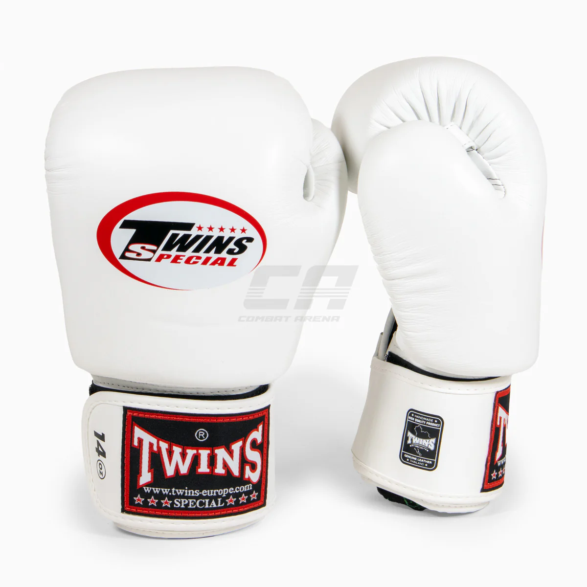 Guantes Muay Thai Twins Special BGVL3 Blanco