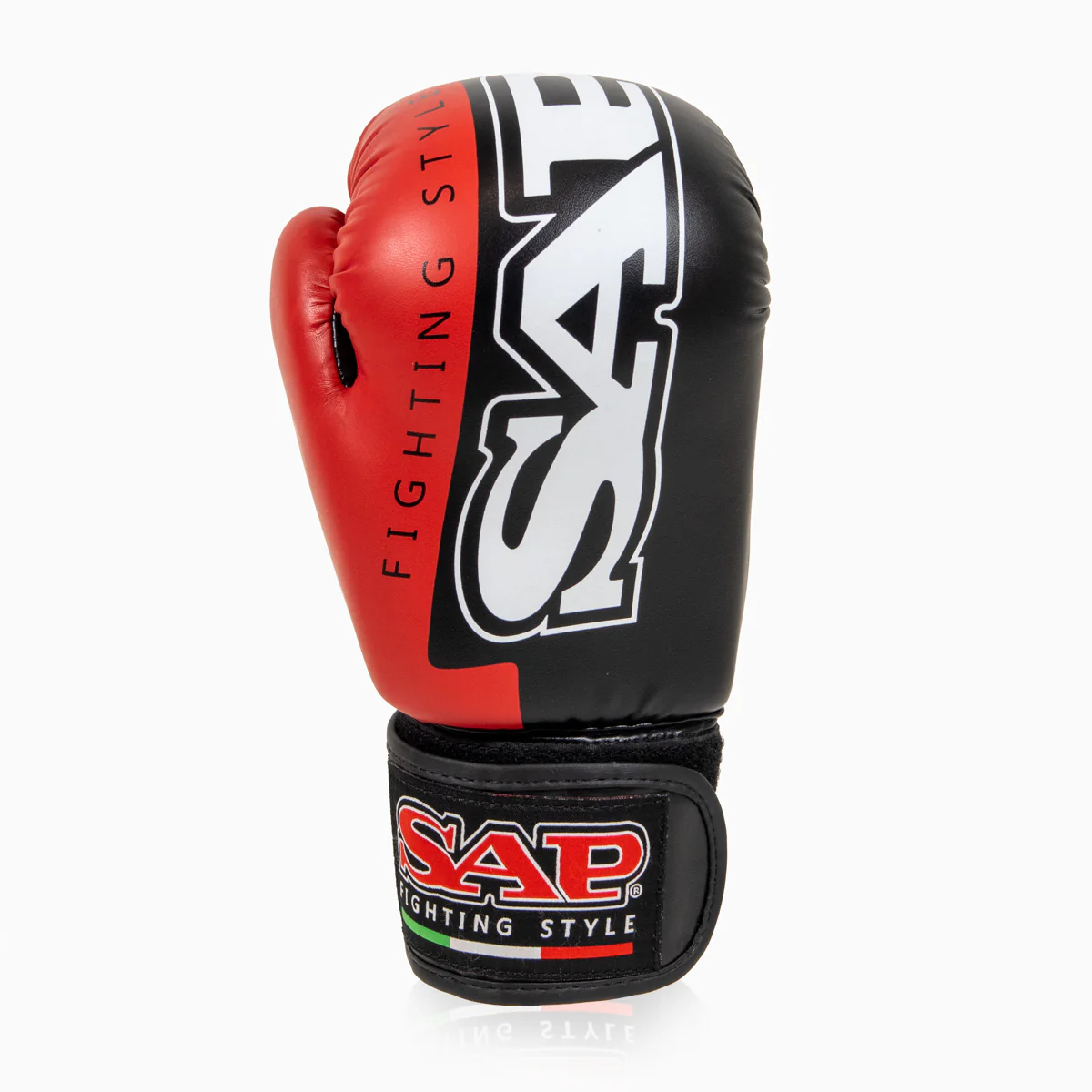 Guantes de boxeo Raptor SAP WAKO 10 Oz Negro-rojo - Imagen 3