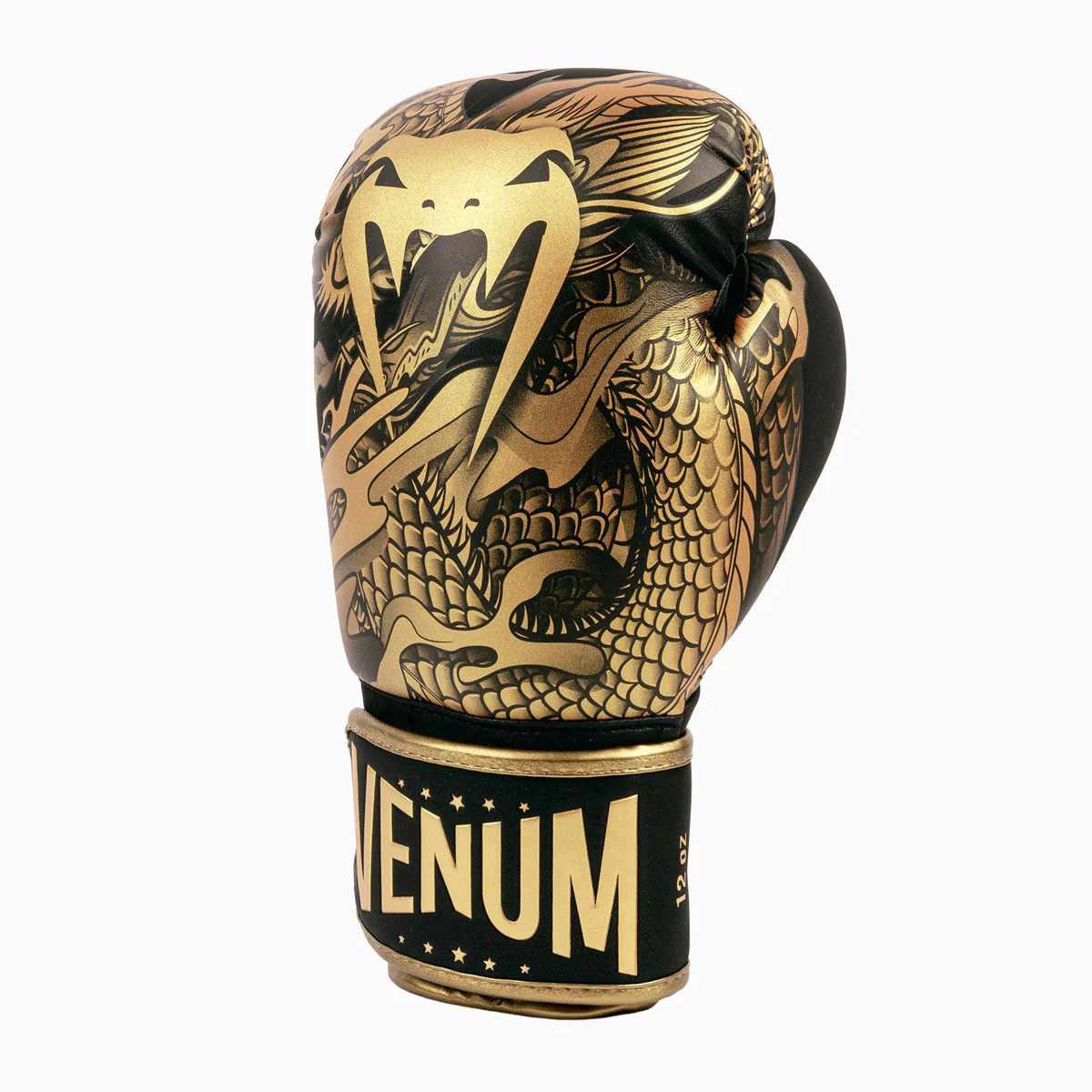 Guantes de boxeo Venum Vuelo del Dragón Negro-bronce - Imagen 5