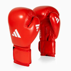 Guantes de boxeo de Boxeo Adidas Aprobados World Boxing Rojo