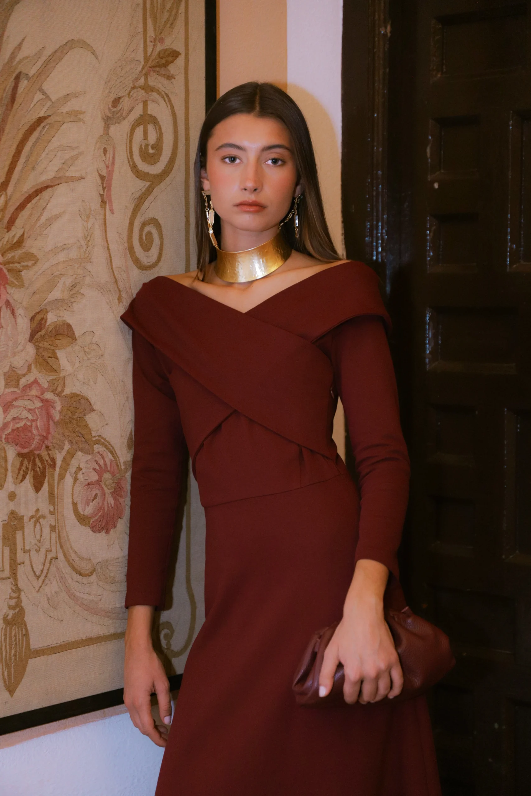 VESTIDO LORIA BURDEOS