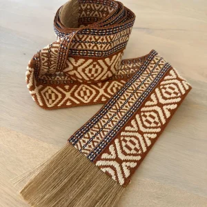 CINTURON BOHO MARRON