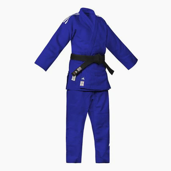 Judogi azul Adidas J730 Champion III IJF Slimfit - Imagen 3