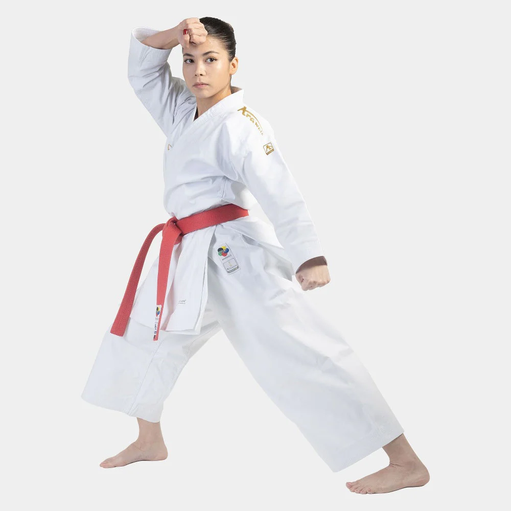Karategui Arawaza Kata Deluxe Evo WKF bordado dorado