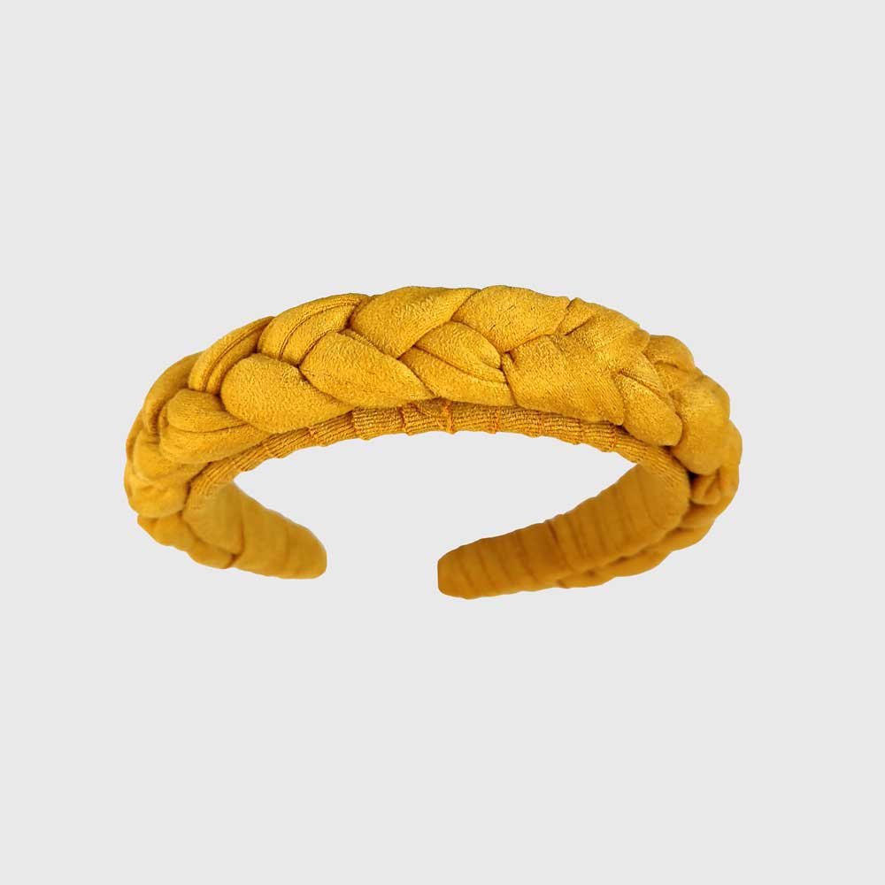 Cintillo Monse Mostaza Aterciopelado - Imagen 3