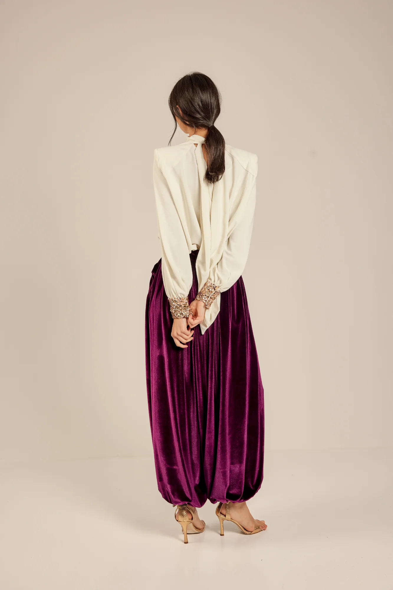 PANTALON ELVA BURDEOS - Imagen 6