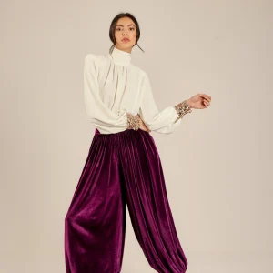 PANTALON ELVA BURDEOS