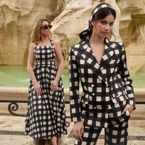 PANTALON GARAI BLANCO/NEGRO