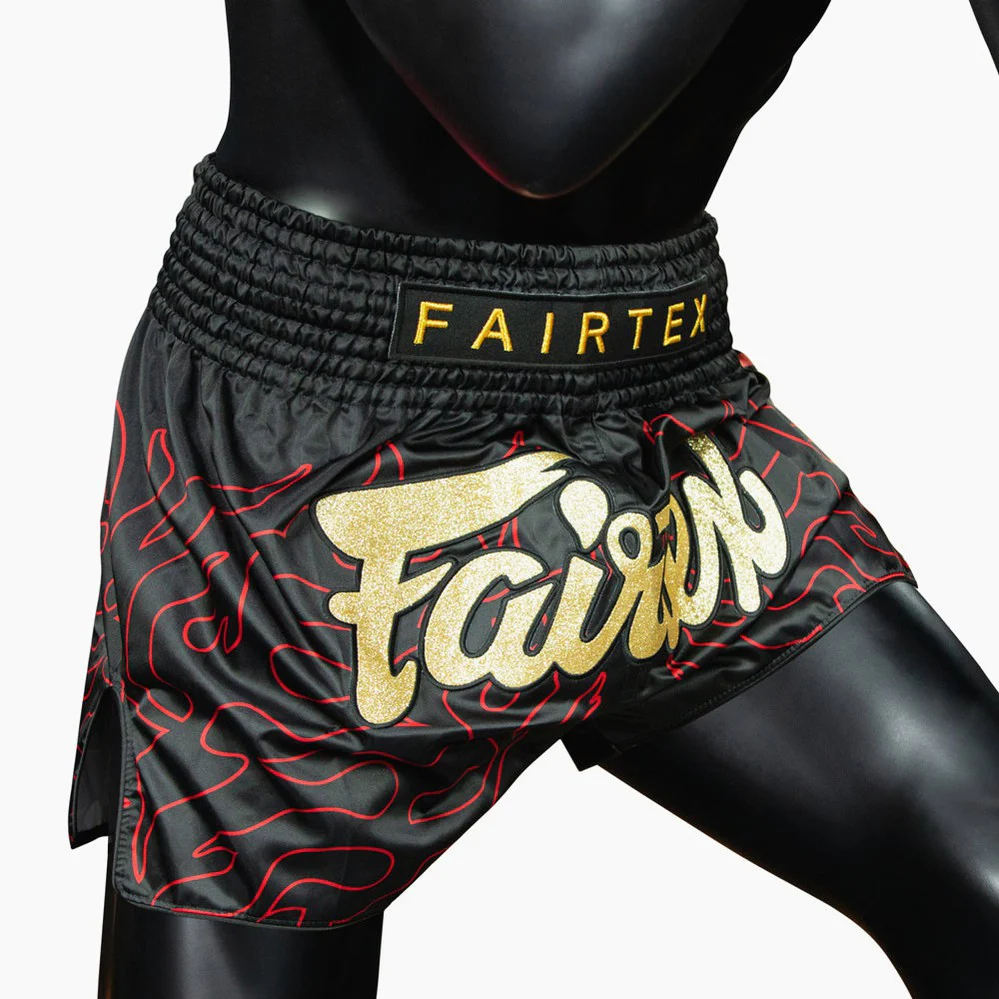 Pantalones kick-thai Fairtex BS1920 Lava - Imagen 5