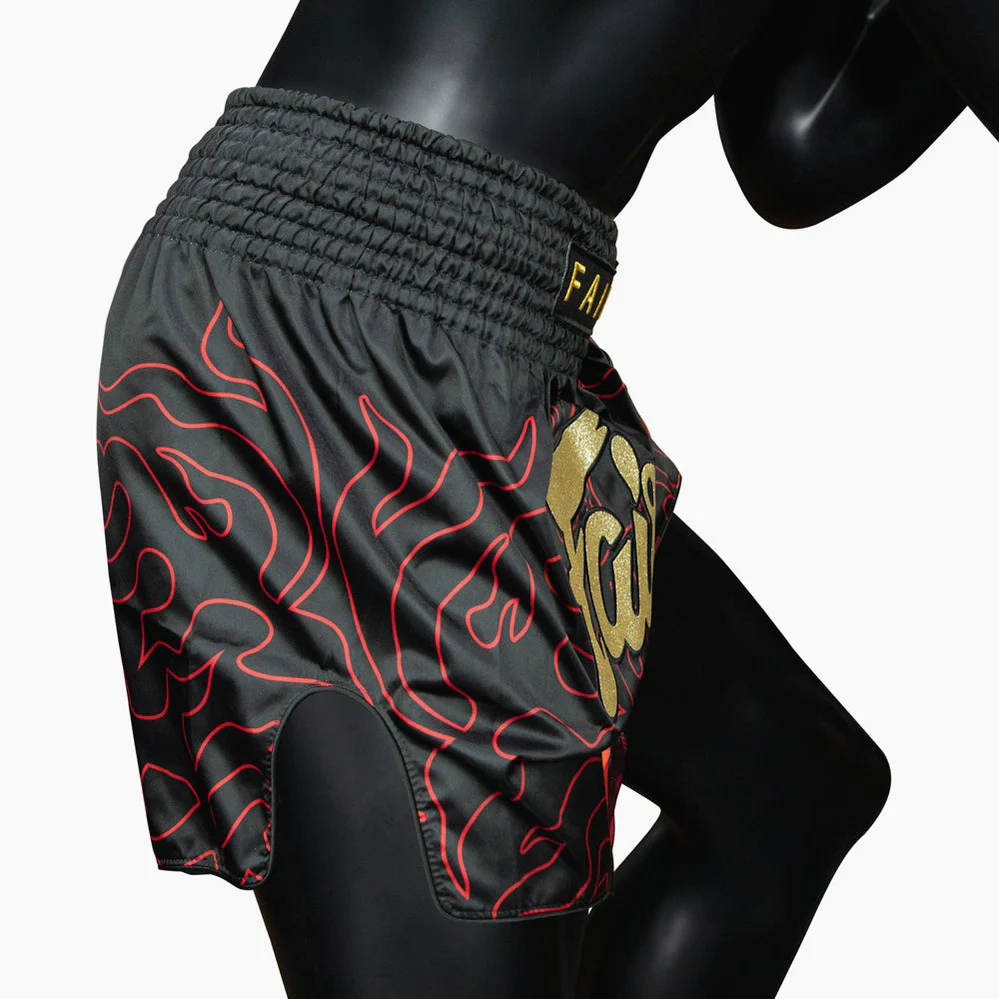Pantalones kick-thai Fairtex BS1920 Lava - Imagen 6