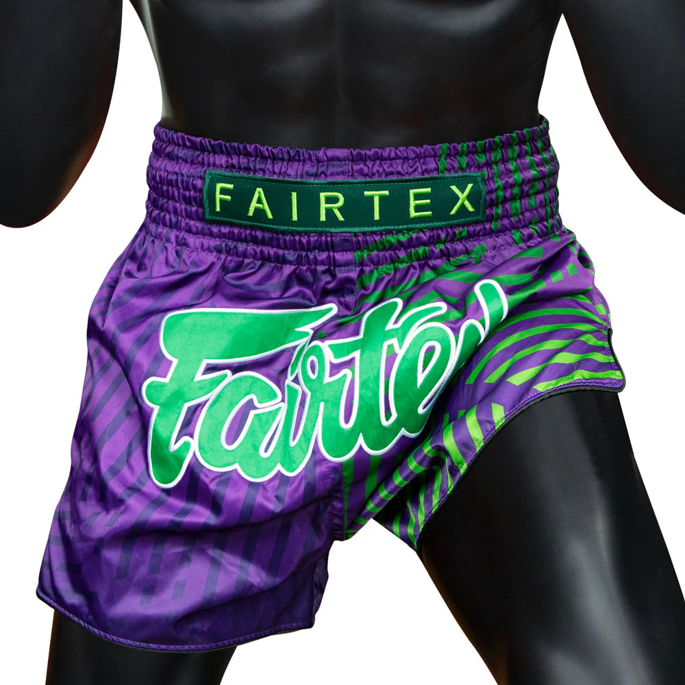 Pantalones kick-thai Fairtex BS1922 Corredor Violeta - Imagen 5