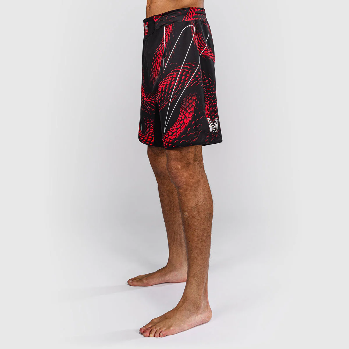 Pantalones MMA Venum Matupa Negro-rojo - Imagen 3